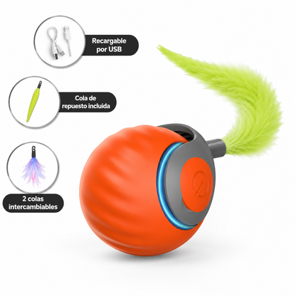 Pelota interactiva para gatos